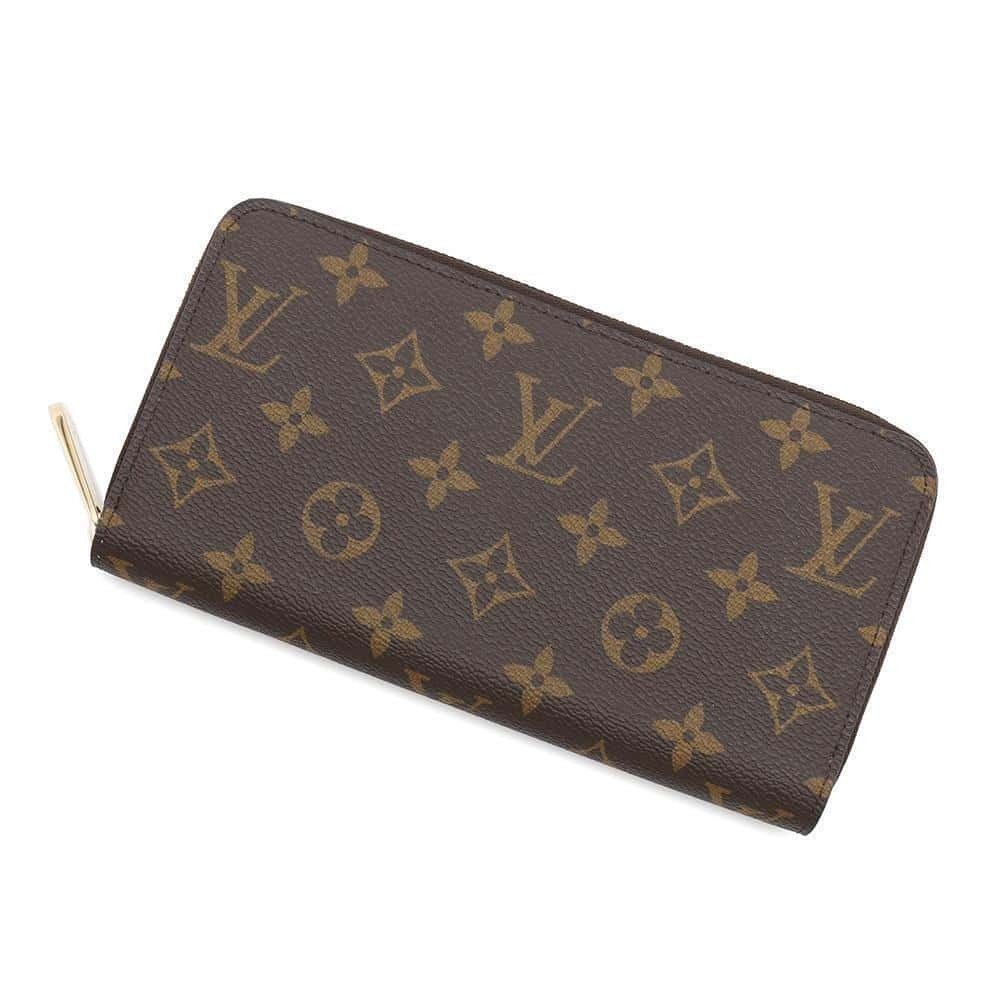 Louis Vuitton Monogram Zippy Wallet Round Zipper Long